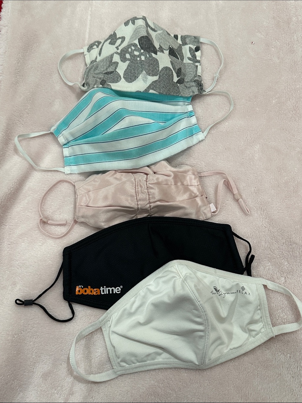5-Pack Fashion Face Masks